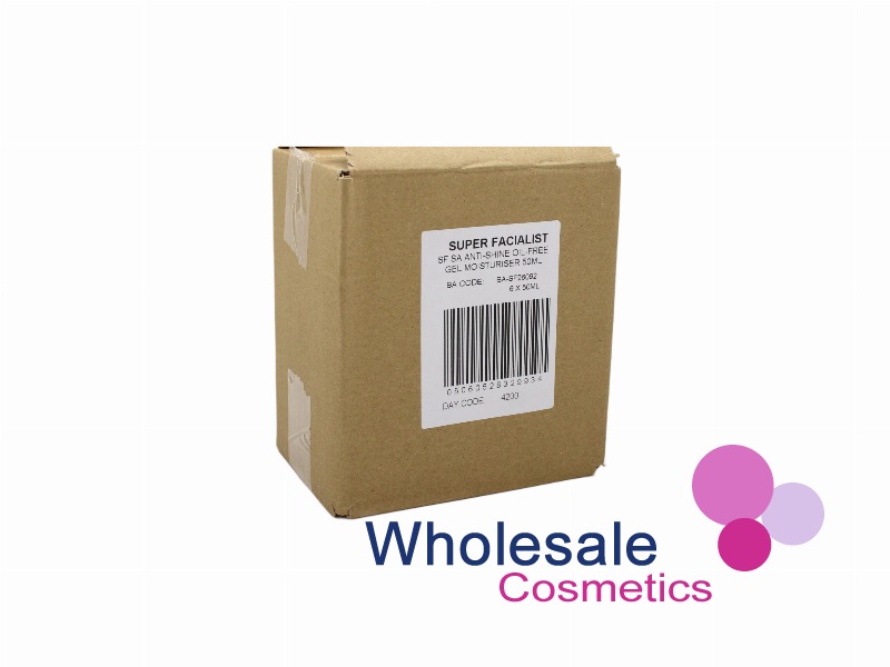 6 x Super Facialist Salicylic Acid Anti-Shine Oil Free Gel Moisturiser 50ml - ANTI BLEMISH
